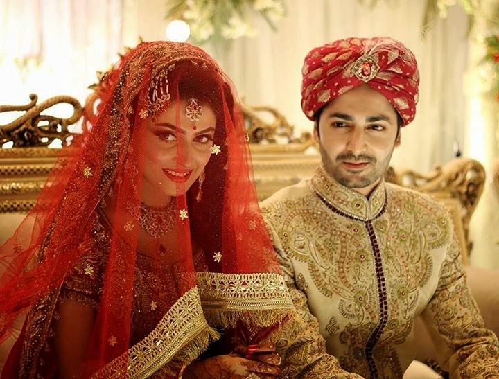 Ayeza Khan Danish Taimoor Wedding Barat Pictures